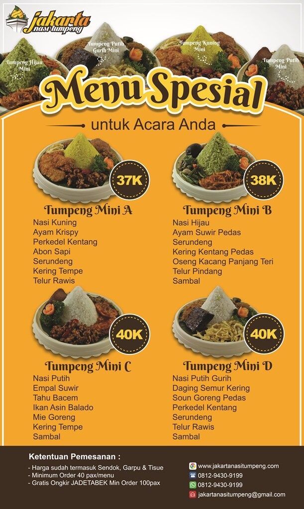 Pesan Nasi Tumpeng Ultah Mini