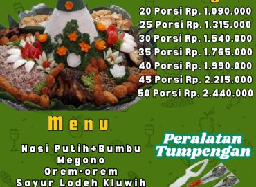 Pesan Nasi Tumpeng Megono di Jakarta