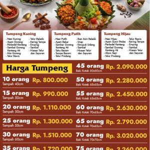 Harga Tumpeng Jakarta