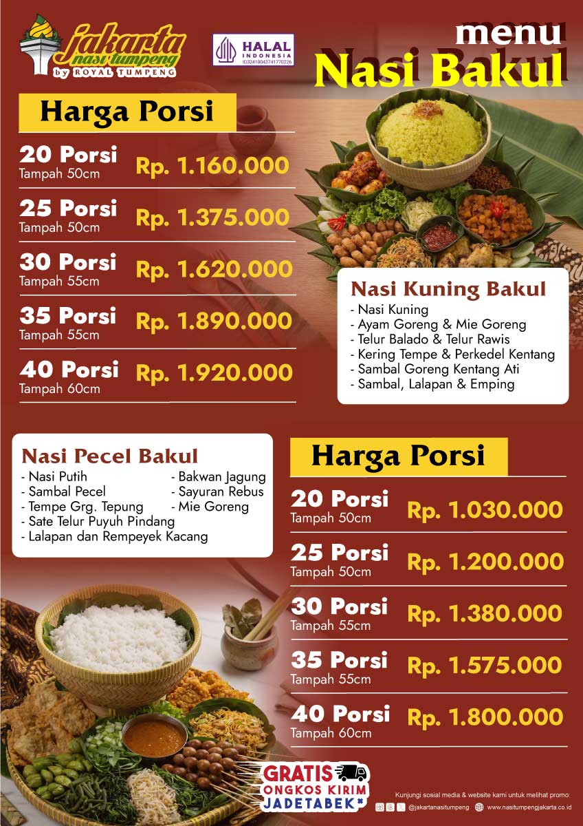 pesan nasi bakul