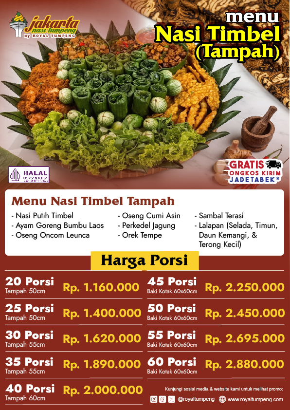 pesan nasi timbel